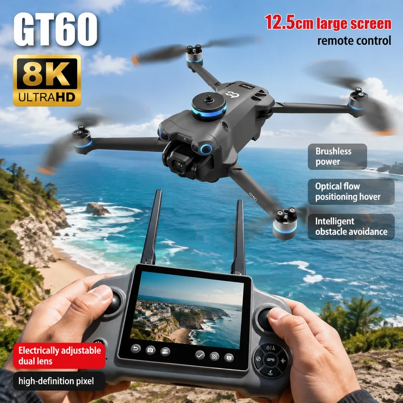 Unique Electronics Gadgets - NEW GT60 Mini Drone Dual Cameras