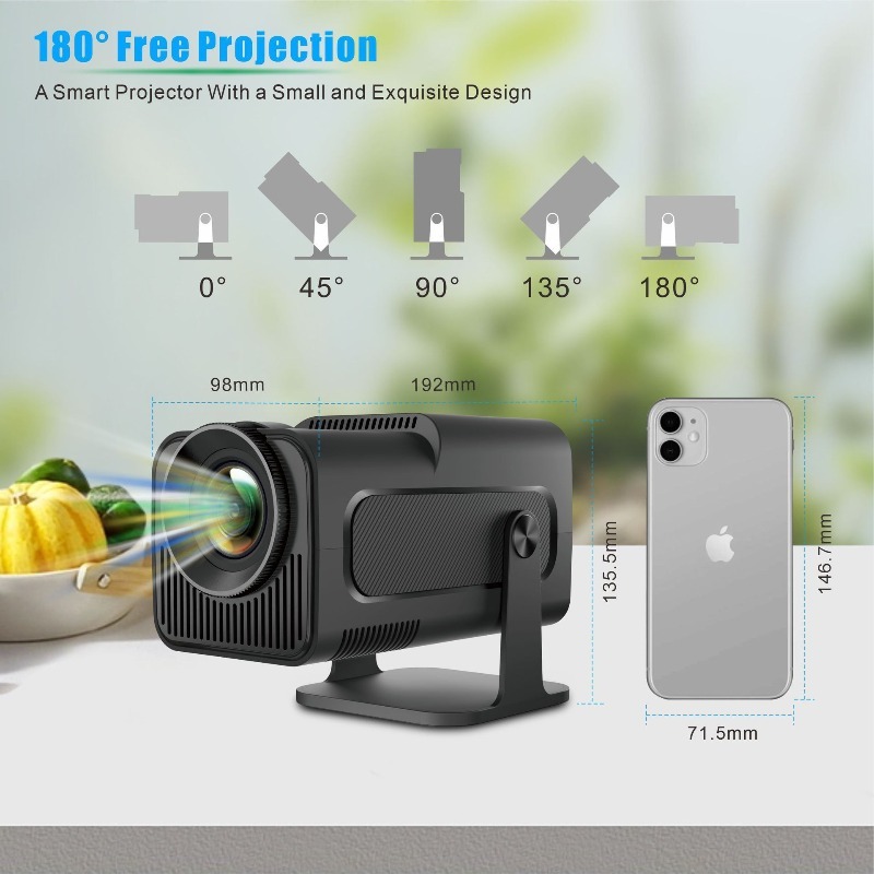 Original HY320mini Portable Pr - đánh giá và giá Mini Projector Portable