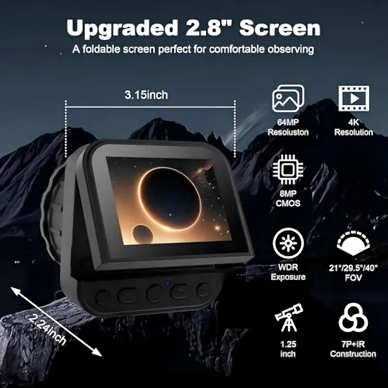 64MP 2.8‘’ Screen 4K Electroni - đánh giá và giá Electronics & Gadgets Icon