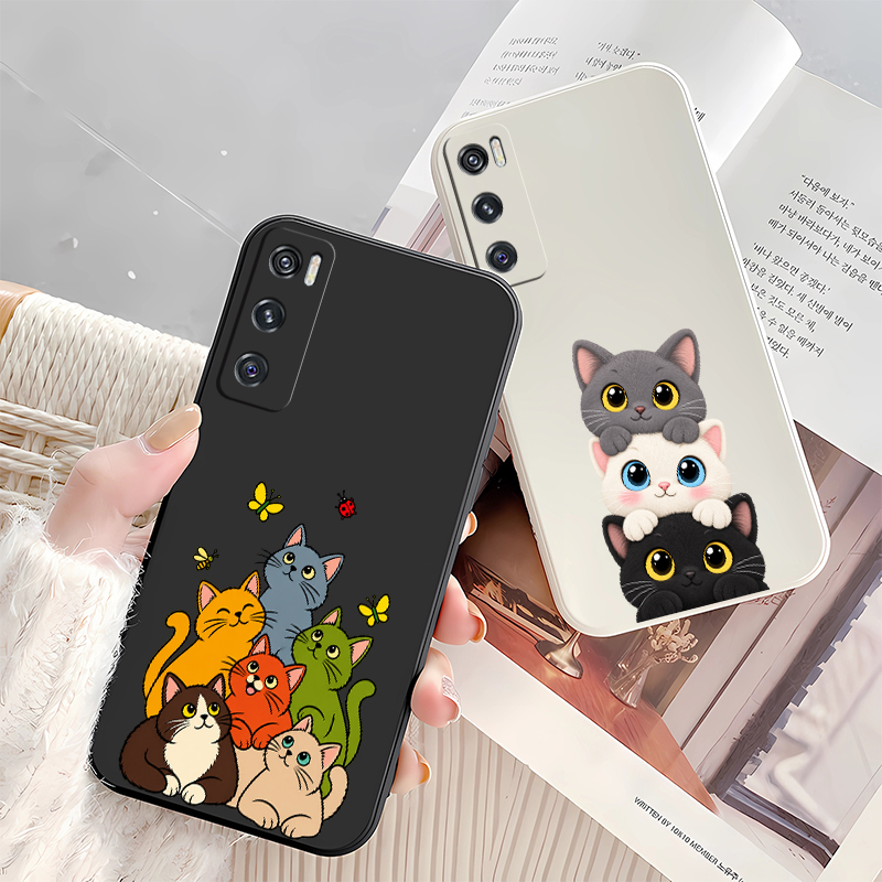 Cute Coloful Cats Phone Case F - đánh giá và giá Vivo V40