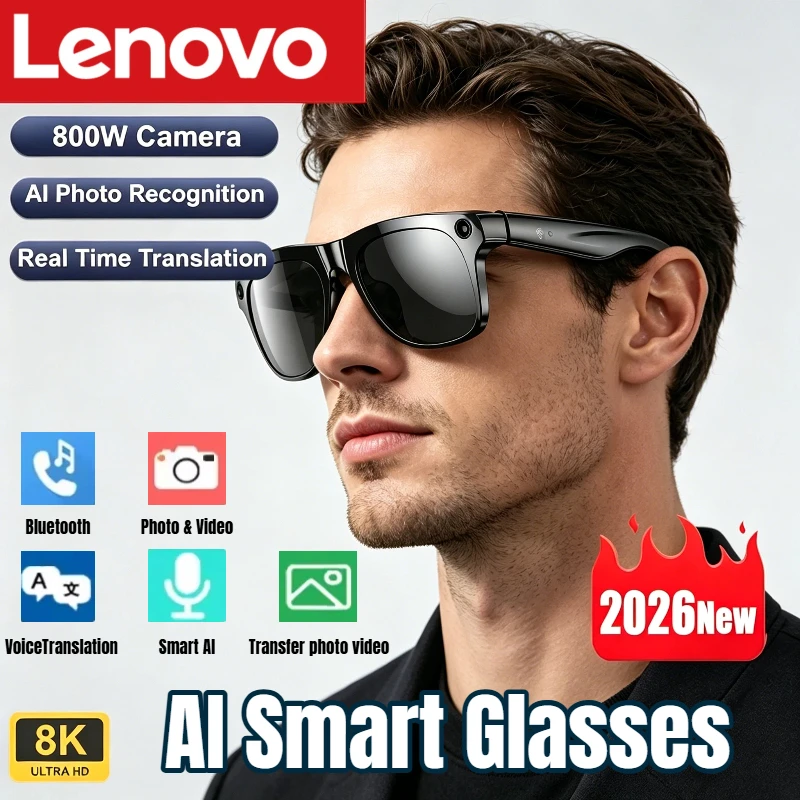 Lenovo AI Smart Glasses 8K HD  - đánh giá và giá Smart Glasses Ar