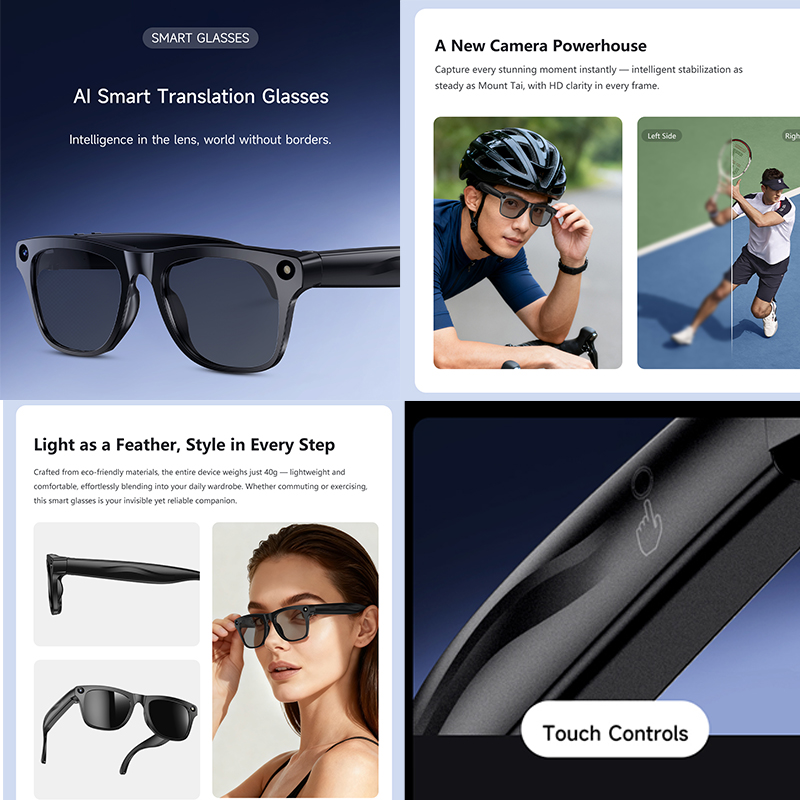 4K UHD Smart Translation Glass - đánh giá và giá Smart Glasses Ar