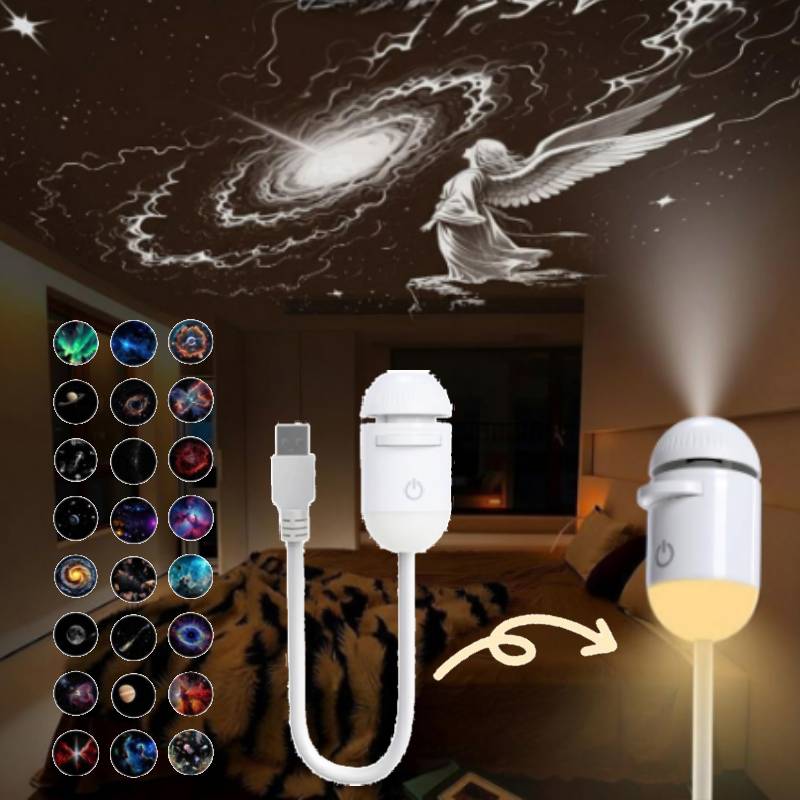 Galaxy Star Projector Night Li - đánh giá và giá Mini Projector Portable