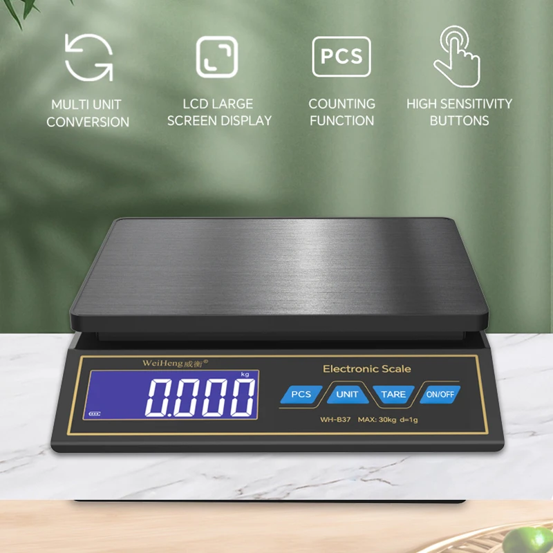 LCD Digital Kitchen Scale 30kg - đánh giá và giá Unique Electronics Gadgets