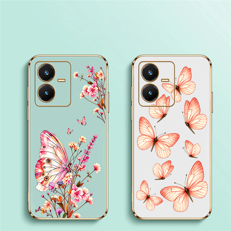 Butterfly Painted Case For Viv - đánh giá và giá Vivo V40